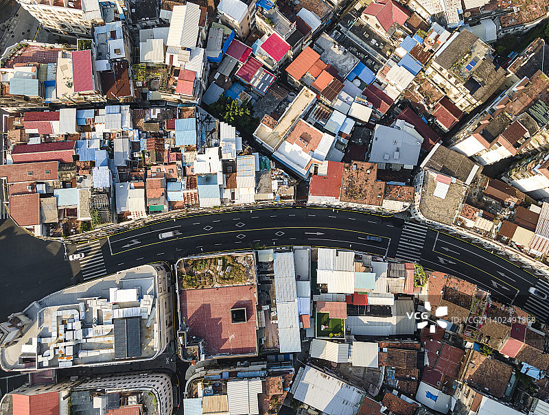 航拍厦门中山路图片素材