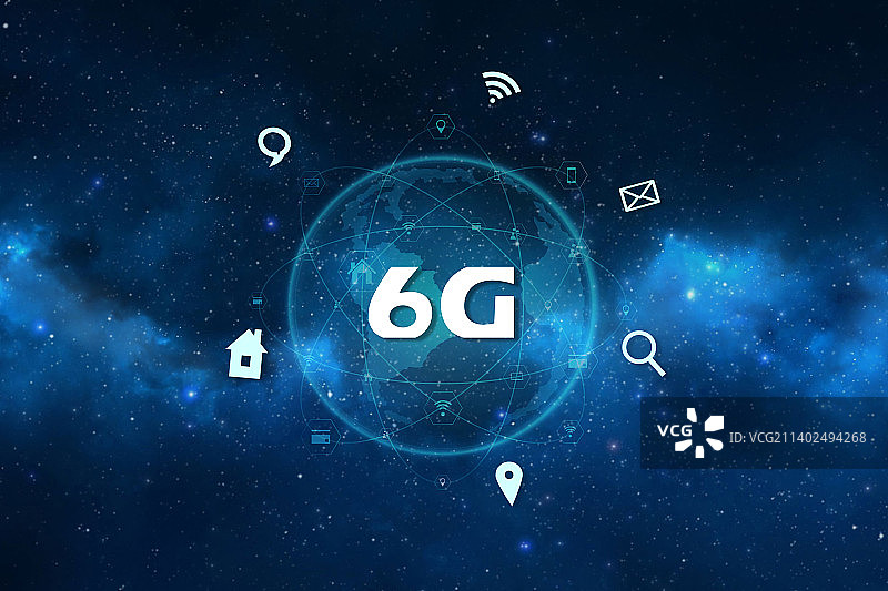 6G网络空间图片素材