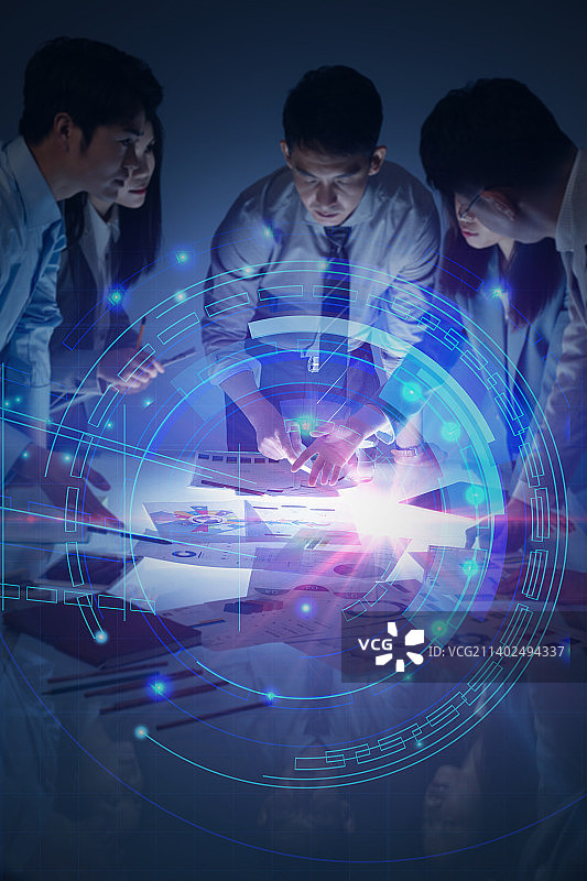 商务高科技网络空间图片素材