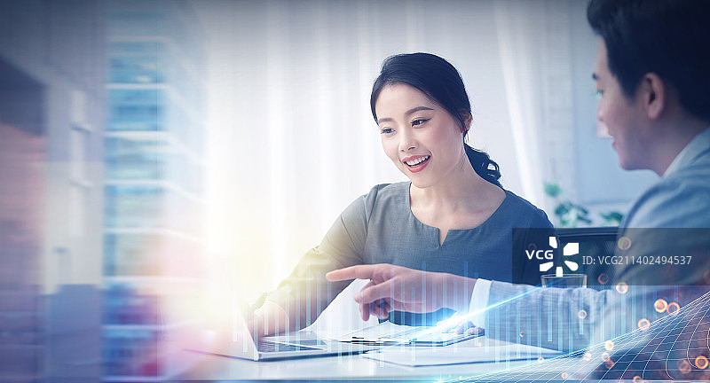 商务合作网络空间图片素材