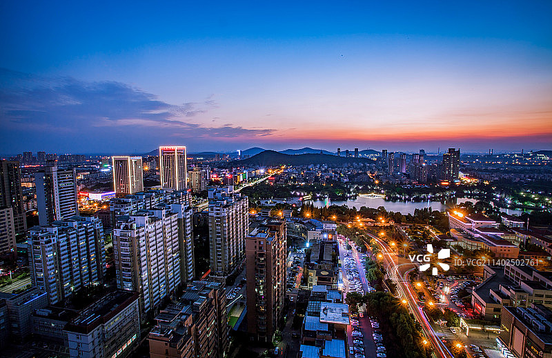 雨山湖 马鞍山城市中心图片素材
