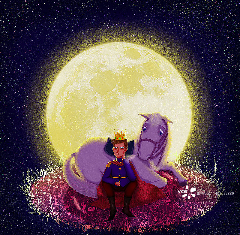 白马王子图片素材