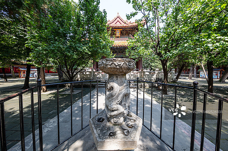 山东济宁曲阜孔庙：杏坛图片素材