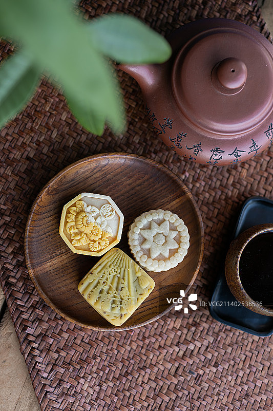 喝茶吃点心图片素材