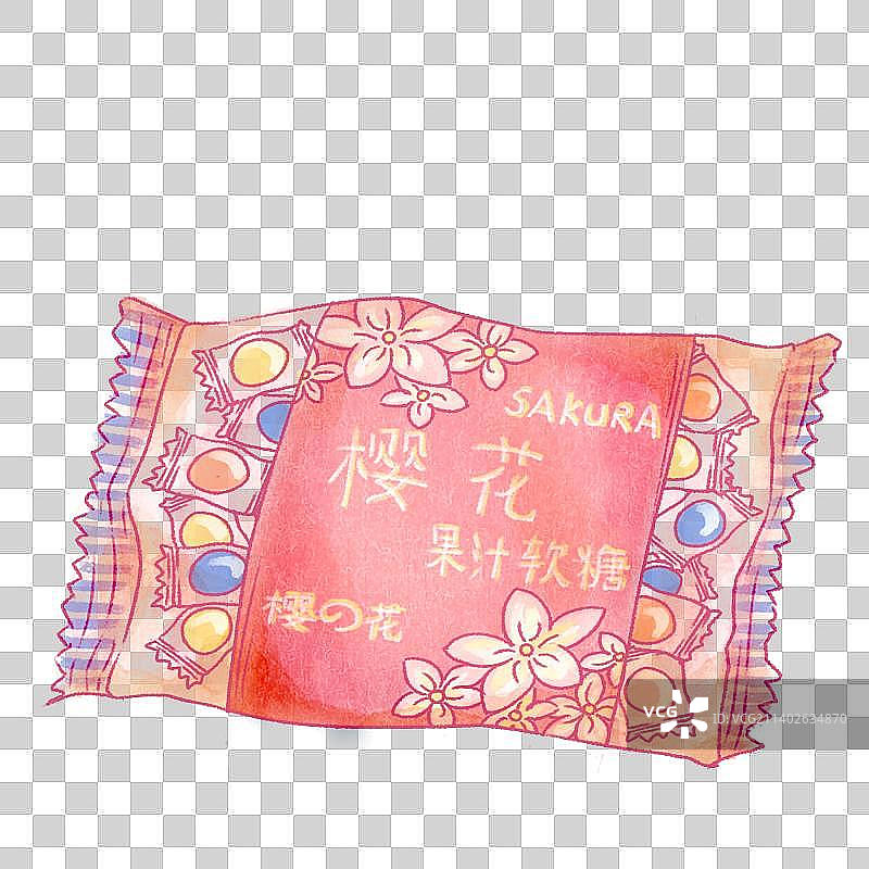 樱花味果汁软糖图片素材