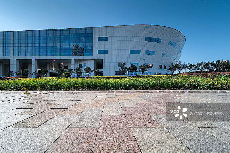 新疆乌鲁木齐市经开区商务地标建筑群图片素材