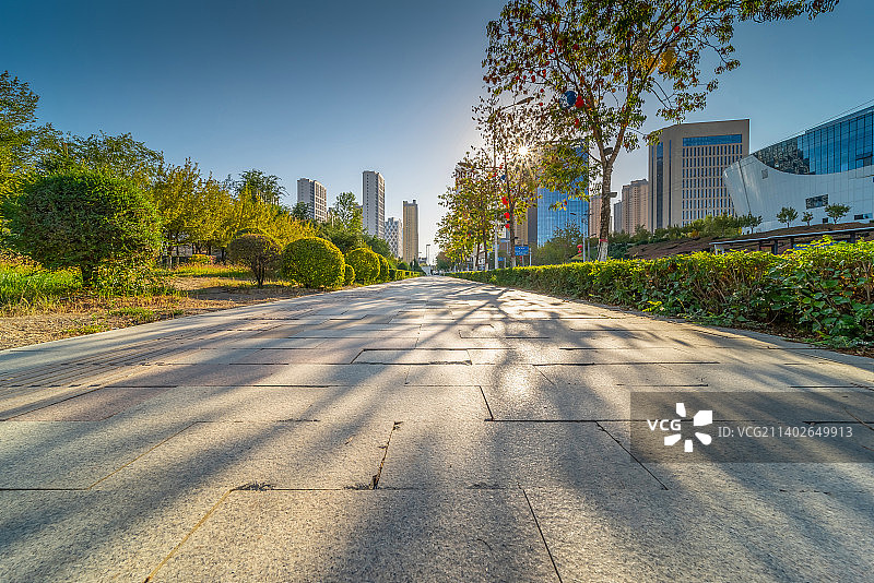 新疆乌鲁木齐市经开区商务地标建筑群图片素材