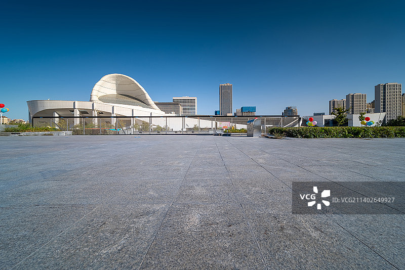 新疆乌鲁木齐市经开区商务地标建筑群图片素材