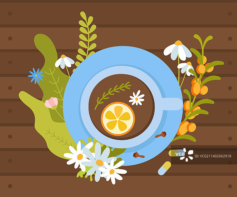 草药医学木质背景图片素材