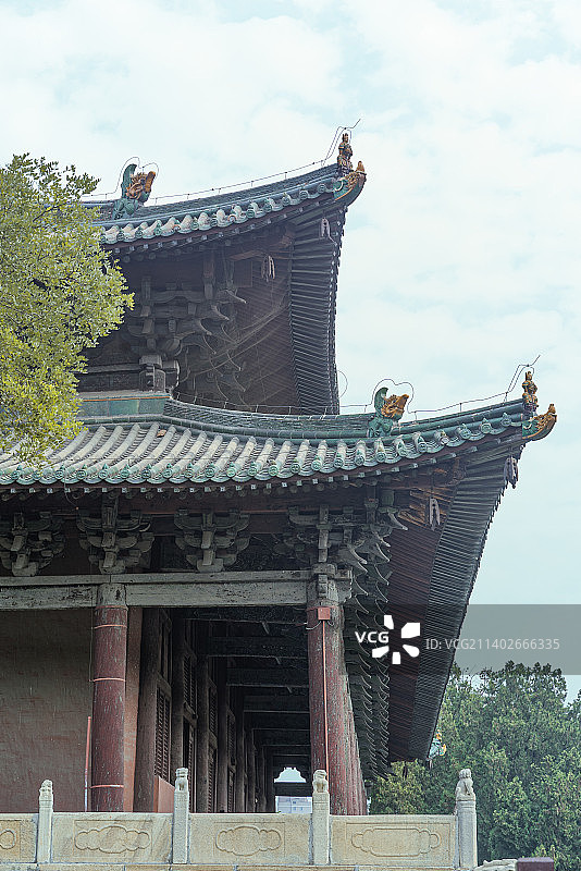 北岳庙古代建筑庙宇遗址图片素材