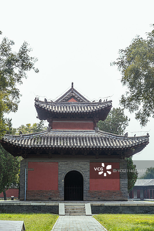 北岳庙古代建筑庙宇遗址图片素材