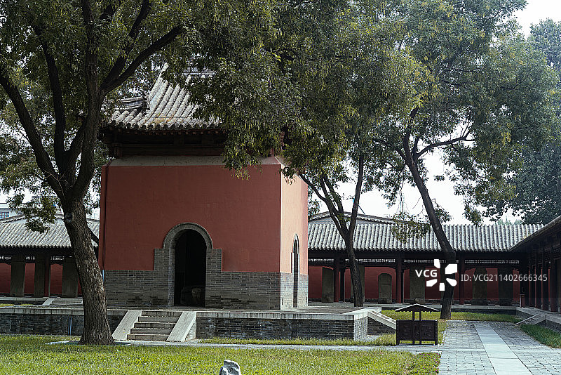 北岳庙古代建筑庙宇遗址图片素材