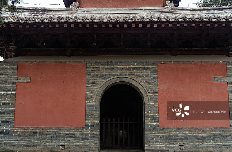 北岳庙古代建筑庙宇遗址图片素材