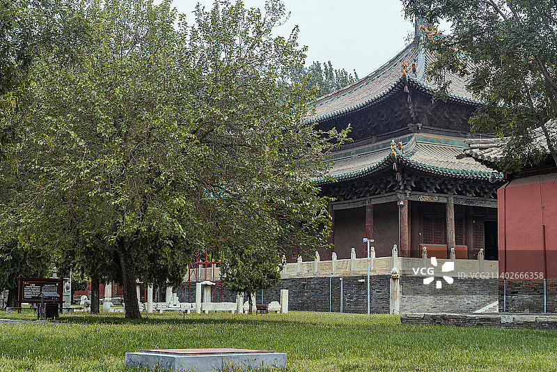 北岳庙古代建筑庙宇遗址图片素材