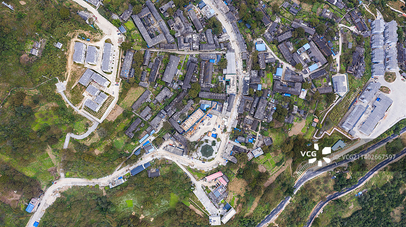 航拍中国云南怒江傈僳族自治州知子罗图片素材