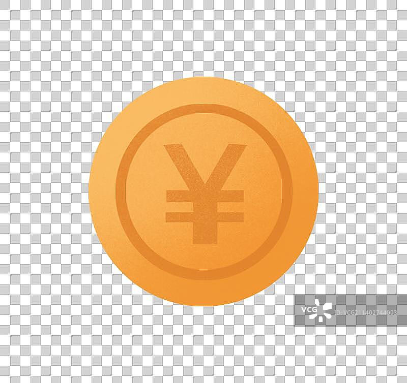 单个物件金色优惠券金币图片素材