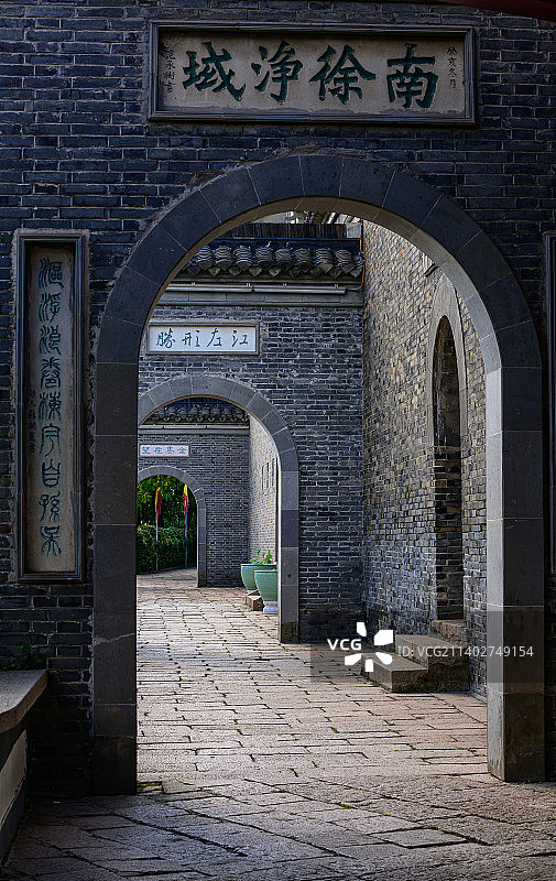 国家5A级景区，江苏省镇江市北固山风景区，甘露寺刘备招亲图片素材