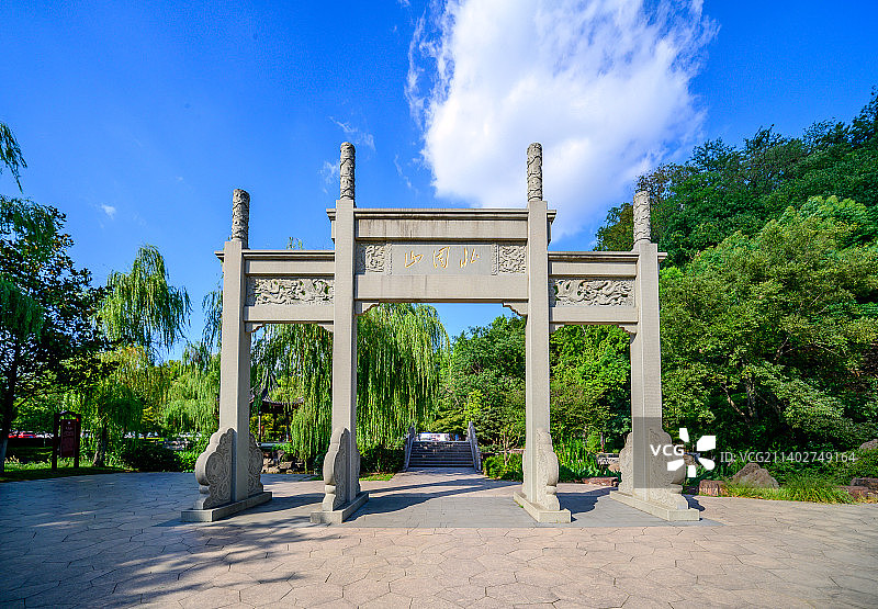 国家5A级景区，江苏省镇江市北固山风景区，甘露寺刘备招亲图片素材