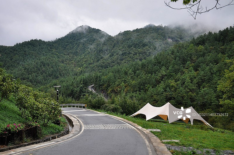 重庆开州雪宝山露营基地图片素材