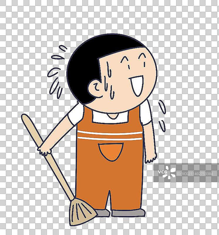 元素：环卫工人图片素材