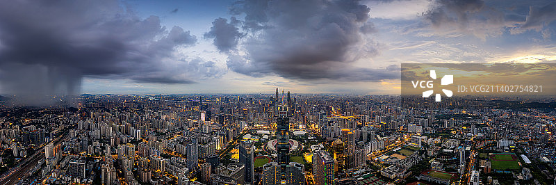 广州CBD全景图片素材