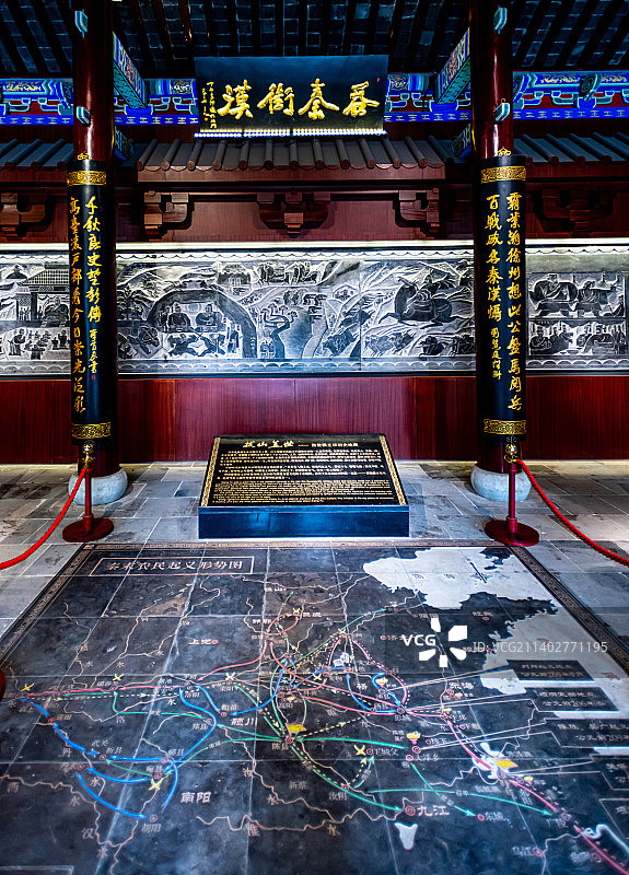 江苏徐州戏马台景点景观.西楚霸王项羽纪念馆雕塑图片素材