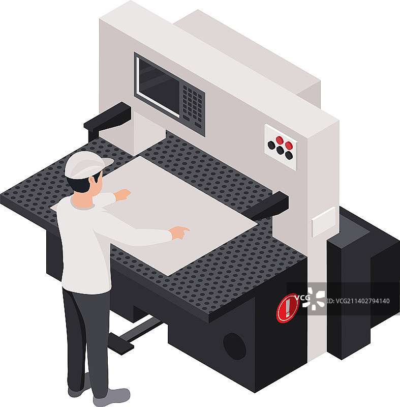 2.5D印刷厂图片素材