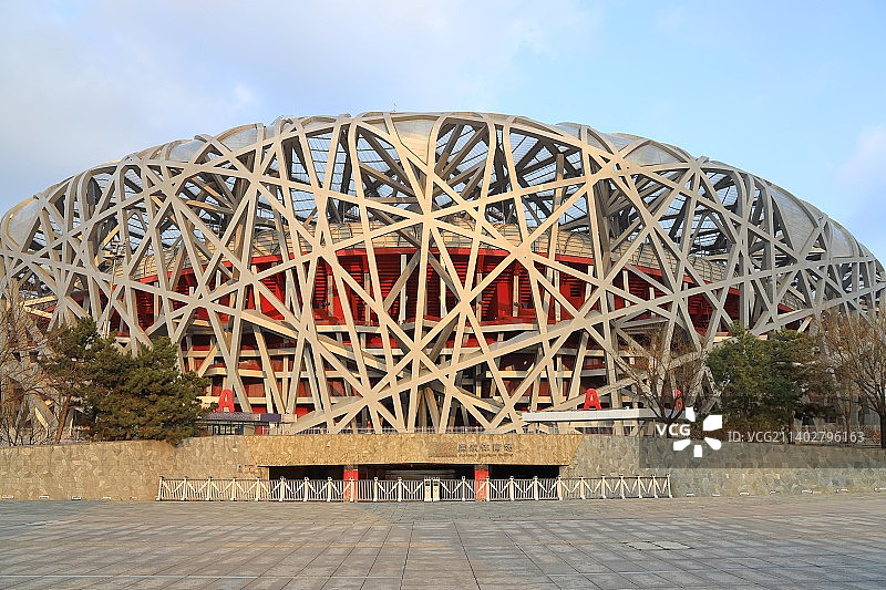 北京鸟巢国家体育场图片素材