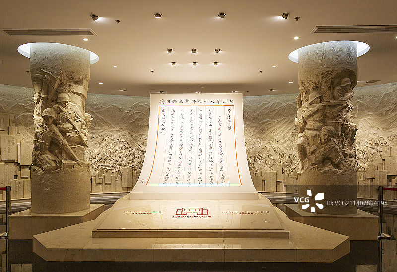 上海四行仓库纪念馆展品图片素材