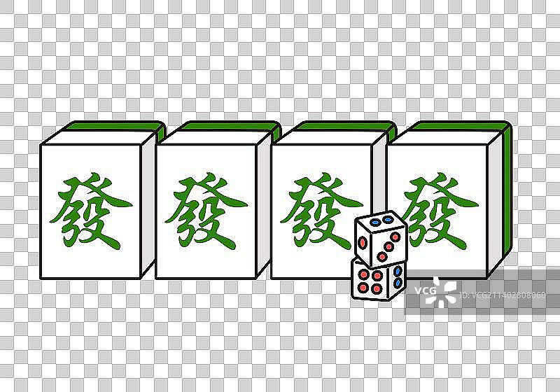 发财麻将图片素材