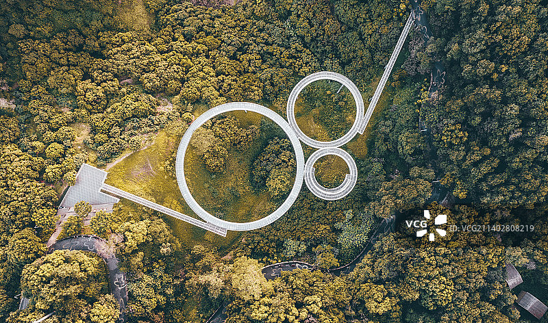 深圳虹桥公园大顶岭公园绿道图片素材