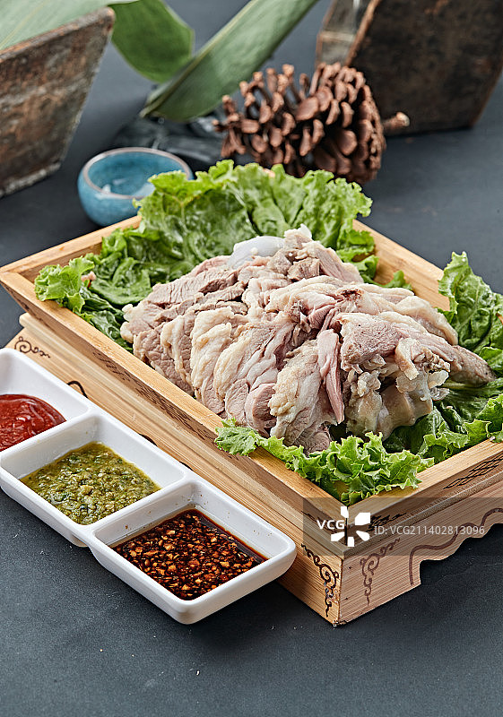 清水炖煮手把肉图片素材