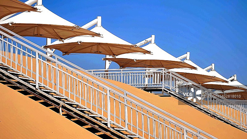 鄂尔多斯响沙湾沙漠阶梯图片素材