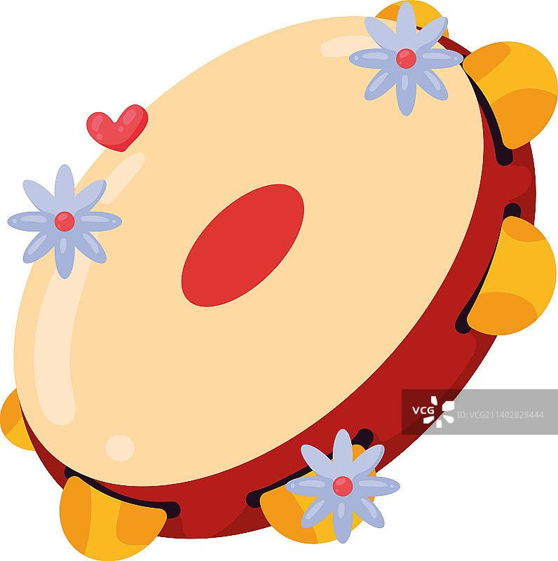 铃鼓乐器与嬉皮文化图片素材