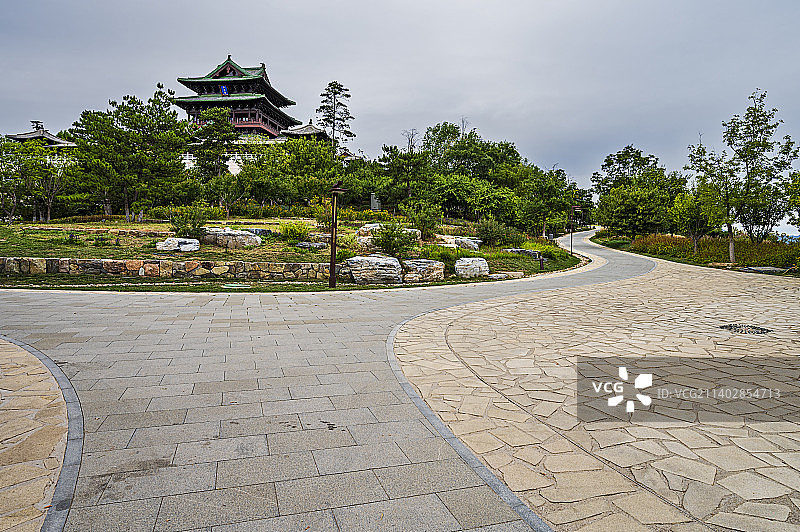 北京世园公园永宁阁图片素材