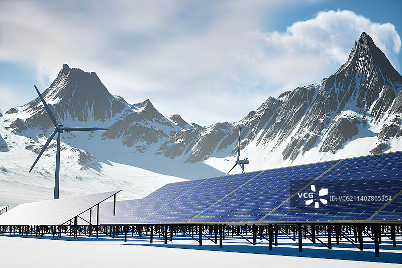光伏，太阳能，能源，风力发电，碳中和，储能图片素材