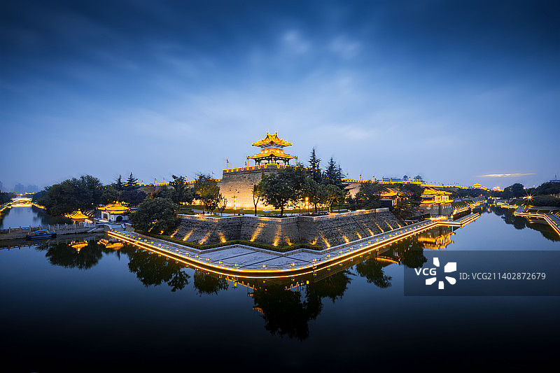 《西安角楼》图片素材