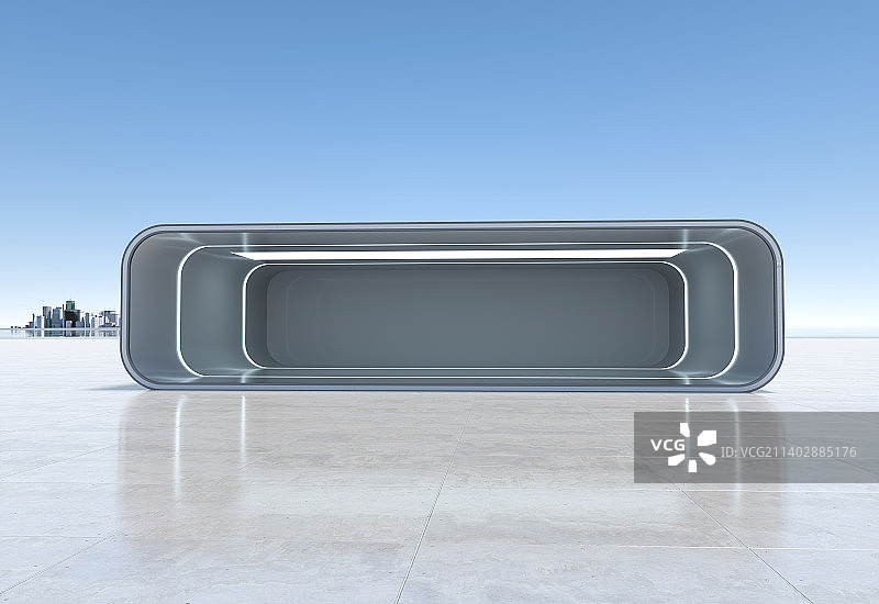 户外现代停车库图片素材