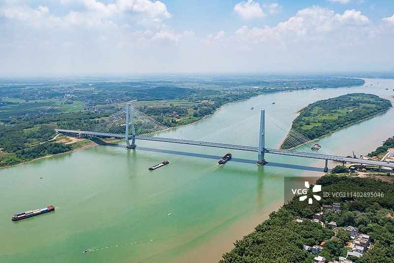 平南县相思洲大桥图片素材