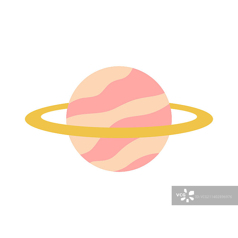 土星的行星图片素材