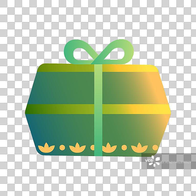 绿色的礼物盒图片素材