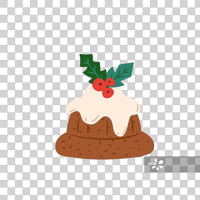 圣诞钟声蛋糕图片素材