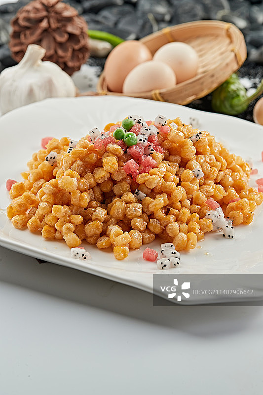 果蔬油炸玉米粒图片素材