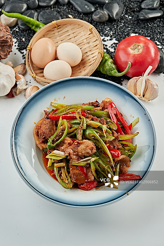 家常美味川香回锅肉图片素材