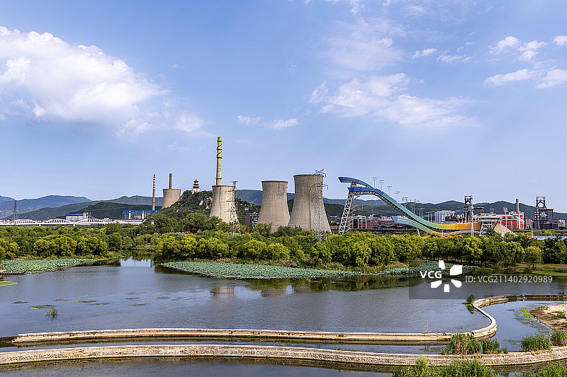 北京首钢全貌图片素材