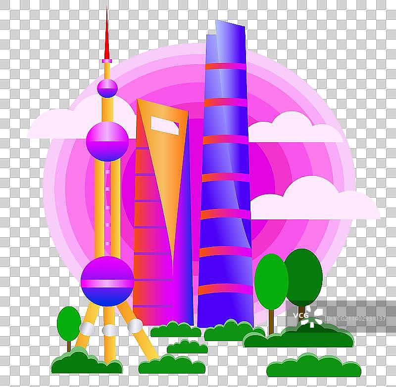 上海建筑  东方明珠   环球金融中心图片素材