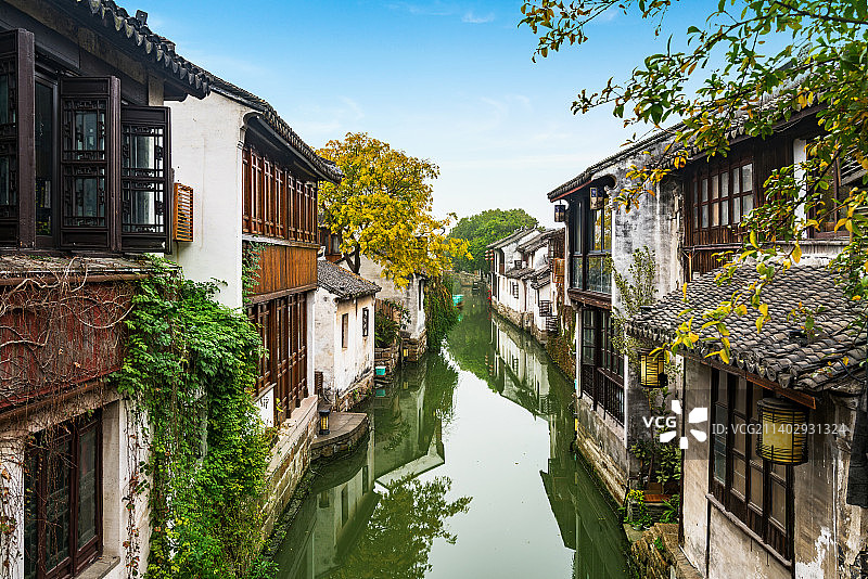 苏州周庄古镇图片素材