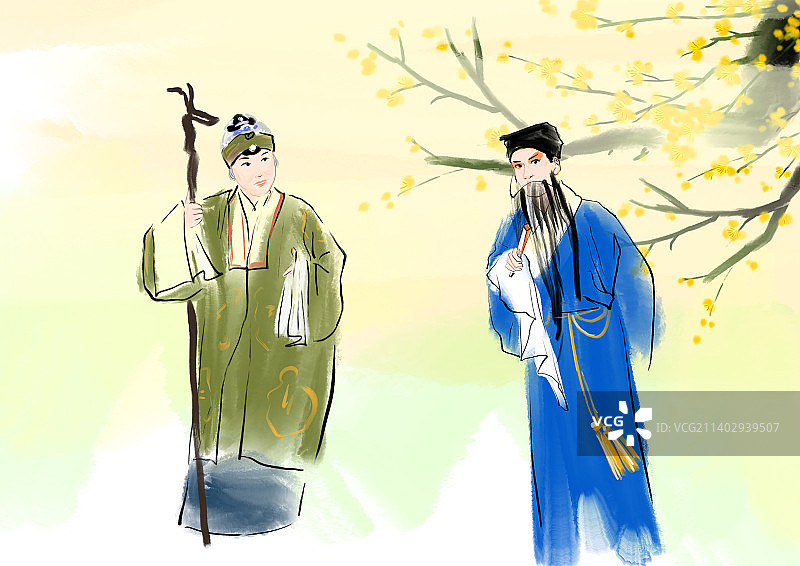 非物质文化遗产京剧演员在表演图片素材