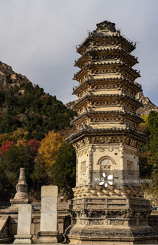 银山塔林图片素材
