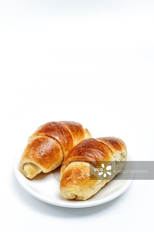 牛角包白底图图片素材